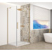 TRINITY GOLD MATT čtvercový sprchový kout 800x800mm, čiré sklo, pravé