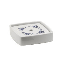 CIXI mýdlenka na postavení, porcelán, bílá/modrá CIXI mýdlenka na postavení, porcelán, bílá/modrá