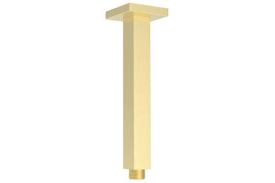 Sprchové stropní ramínko, hranaté, 200mm, zlato mat Sprchové stropní ramínko, hranaté, 200mm, zlato mat