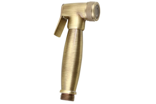 Bidetová sprcha retro, bronz