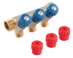 Sanitární rozdělovač 3/4" x 1/2", 2-cestný