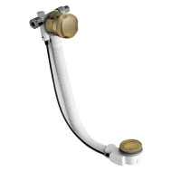 Vanová souprava s napouštěním, bovden, délka 775mm, zátka 42mm, bronz Vanová souprava s napouštěním, bovden, délka 775mm, zátka 42mm, bronz