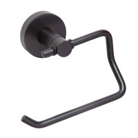 X-ROUND BLACK držák toaletního papíru bez krytu, černá X-ROUND BLACK držák toaletního papíru bez krytu, černá
