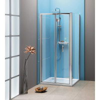 EASY LINE obdélníkový sprchový kout 1000x700mm, skládací dveře, L/P varianta, čiré sklo EASY LINE obdélníkový sprchový kout 1000x700mm, skládací dveře, L/P varianta, čiré sklo