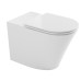 FEIN WC kombi mísa, Rimless, 61x36cm, spodní/zadní odpad, bílá