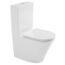 FEIN WC kombi, Rimless, spodní/zadní odpad, bílá