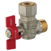 Rohový kulový kohout, ke kotlům 1/2" Rohový kulový kohout, ke kotlům 1/2"