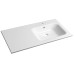 ARECA umyvadlo, litý mramor, 101x51,5cm, pravé, bílá ARECA umyvadlo, litý mramor, 101x51,5cm, pravé, bílá