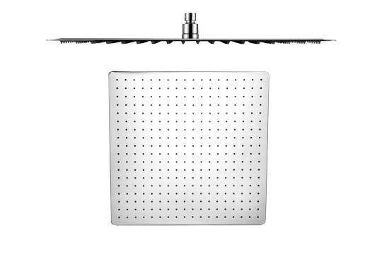 SLIM hlavová sprcha, čtverec 500x500mm, leštěný nerez