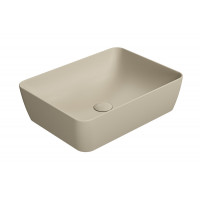 SAND umyvadlo na desku 50x38 cm, creta mat SAND umyvadlo na desku 50x38 cm, creta mat