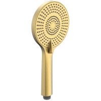 Ruční masážní sprcha, 3 režimy sprchování, průměr 120 mm, ABS/zlato mat Ruční masážní sprcha, 3 režimy sprchování, průměr 120 mm, ABS/zlato mat
