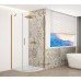 TRINITY GOLD MATT čtvrtkruhový sprchový kout 900x900mm, čiré sklo, pravé