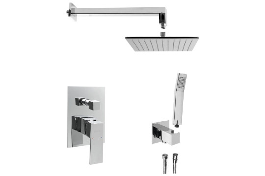 LATUS podomítkový sprchový set s pákovou baterií, 2 výstupy, chrom LATUS podomítkový sprchový set s pákovou baterií, 2 výstupy, chrom