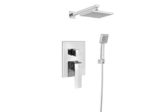 RITMO podomítkový sprchový set s pákovou baterií, 2 výstupy, chrom