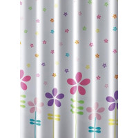 Sprchový závěs 180x180cm, polyester, květovaný barevný Sprchový závěs 180x180cm, polyester, květovaný barevný