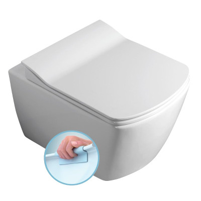 GLANC WC závěsné rimless, 37x51,5 cm GLANC WC závěsné rimless, 37x51,5 cm