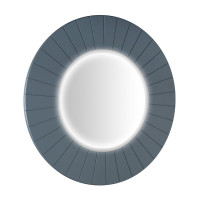 LUMIRO STRIP kulaté zrcadlo s LED osvětlením v rámu ø 75cm, siena LUMIRO STRIP kulaté zrcadlo s LED osvětlením v rámu ø 75cm, siena