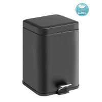 ARGENTA odpadkový koš 5l,Soft Close, černá mat ARGENTA odpadkový koš 5l,Soft Close, černá mat