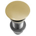 Umyvadlová výpust 5/4“, click-clack, betonová zátka, 10-80mm, žlutá pololesk Umyvadlová výpust 5/4“, click-clack, betonová zátka, 10-80mm, žlutá pololesk