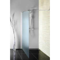 WALK-IN zástěna jednodílná k instalaci na zeď, 900x1900 mm, sklo čiré