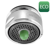 NEOPERL perlátor úsporný ECO PUSH 5 l/min, vnější závit M24x1, chrom NEOPERL perlátor úsporný ECO PUSH 5 l/min, vnější závit M24x1, chrom