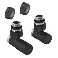 COMPACT BLACK připojovací sada ruční rohová, černá mat COMPACT BLACK připojovací sada ruční rohová, černá mat
