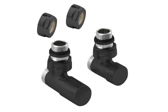 COMPACT BLACK připojovací sada ruční rohová, černá mat COMPACT BLACK připojovací sada ruční rohová, černá mat