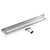 MANUS PIASTRA nerez sprchový kanálek s roštem pro dlažbu, ke zdi, 850x112x55 mm MANUS PIASTRA nerez sprchový kanálek s roštem pro dlažbu, ke zdi, 850x112x55 mm