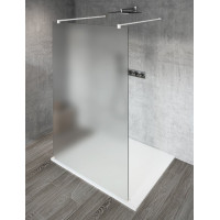 VARIO WHITE jednodílná sprchová zástěna do prostoru, matné sklo, 1100 mm VARIO WHITE jednodílná sprchová zástěna do prostoru, matné sklo, 1100 mm