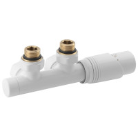 WICHER připojovací sada termostatická pro středové připojení 50mm, provedení bílá WICHER připojovací sada termostatická pro středové připojení 50mm, provedení bílá
