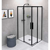ALTIS LINE BLACK obdélníkový sprchový kout 1000x800 mm, L/P varianta, rohový vstup, čiré sklo ALTIS LINE BLACK obdélníkový sprchový kout 1000x800 mm, L/P varianta, rohový vstup, čiré sklo