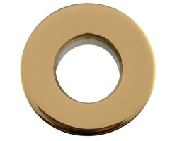 Kovová krytka přepadu umyvadla, 30 mm, zlato