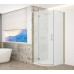TRINITY GOLD MATT čtvrtkruhový sprchový kout 900x900mm, matné sklo, levé