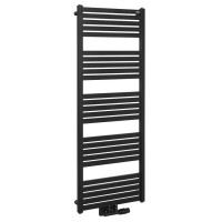 GRUNT otopné těleso rovné 500x1330 mm, středové připojení, černá mat GRUNT otopné těleso rovné 500x1330 mm, středové připojení, černá mat