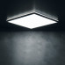AZPO stropní LED svítidlo, 225x225mm, 12,3W, 3000/4000/6000K, IP54, černá mat
