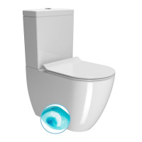 PURA WC kombi, Swirlflush, spodní/zadní odpad, bílá ExtraGlaze PURA WC kombi, Swirlflush, spodní/zadní odpad, bílá ExtraGlaze