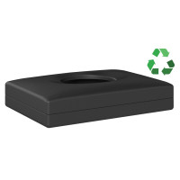 ECOLORED zásobník hygienických sáčků, 13,5x9,5x3,2cm, ABS, Soft Touch, černá mat ECOLORED zásobník hygienických sáčků, 13,5x9,5x3,2cm, ABS, Soft Touch, černá mat