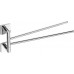 X-SQUARE dvojitý držák ručníků otočný 420mm, chrom (132204102) X-SQUARE dvojitý držák ručníků otočný 420mm, chrom (132204102)