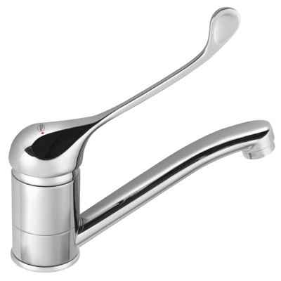 HOFFER stojánková umyvadlová baterie, otočné ramínko, lékařská páka, chrom HOFFER stojánková umyvadlová baterie, otočné ramínko, lékařská páka, chrom