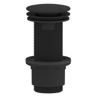 Umyvadlová výpust 5/4“, neuzavíratelná, velká zátka, 10-80mm, ABS/černá mat Umyvadlová výpust 5/4“, neuzavíratelná, velká zátka, 10-80mm, ABS/černá mat