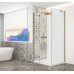 TRINITY GOLD MATT čtvercový sprchový kout 800x800mm, čiré sklo, levé