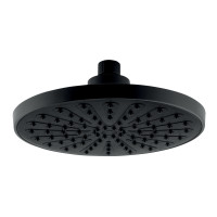 Pevná hlavová sprcha, průměr 200 mm, černá Pevná hlavová sprcha, průměr 200 mm, černá