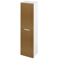 MEDIENA skříňka vysoká 35x140x30cm, 2x dvířka, levá/pravá, bílá mat/dub natural MEDIENA skříňka vysoká 35x140x30cm, 2x dvířka, levá/pravá, bílá mat/dub natural