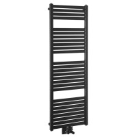 TONDI otopné těleso rovné 450x1330 mm, středové připojení, černá mat TONDI otopné těleso rovné 450x1330 mm, středové připojení, černá mat
