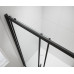 EASY BLACK obdélníkový sprchový kout 1300x800mm, čiré sklo L/P varianta