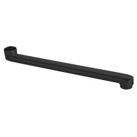 Výtokové ramínko k baterii, 320mm, ploché, černá mat Výtokové ramínko k baterii, 320mm, ploché, černá mat