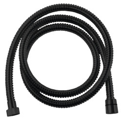 POWERFLEX kovová sprchová hadice, 200cm, černá mat