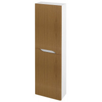 MEDIENA skříňka vysoká 40x140x20cm, 2x dvířka, levá/pravá, bílá mat/dub natural MEDIENA skříňka vysoká 40x140x20cm, 2x dvířka, levá/pravá, bílá mat/dub natural