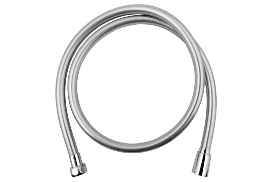 SOFTFLEX hladká sprchová plastová hadice, 100cm, metalická stříbrná/chrom SOFTFLEX hladká sprchová plastová hadice, 100cm, metalická stříbrná/chrom