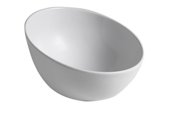 DOME OBLIQUO keramické umyvadlo 44,5x26,5(11,5)x44,5 cm, na desku, bez přepadu DOME OBLIQUO keramické umyvadlo 44,5x26,5(11,5)x44,5 cm, na desku, bez přepadu